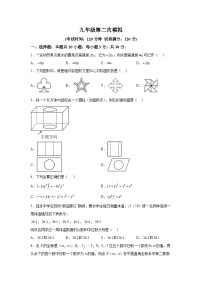 2024年辽宁省盘锦市大洼区第一中学九年级下学期第二次模拟数学试题（含解析）