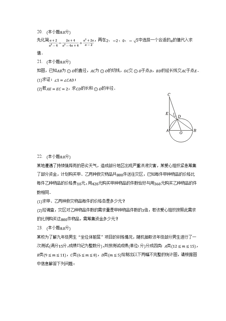 湖南省邵阳市隆回县2023届九年级下学期中考二模数学试卷(含解析)03