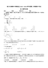宁夏回族自治区银川市唐徕中学南校区2023-2024学年九年级下学期期中数学试题(含答案)