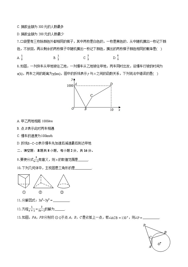 2024年北京十九中中考数学零模试卷(含详细答案解析)02