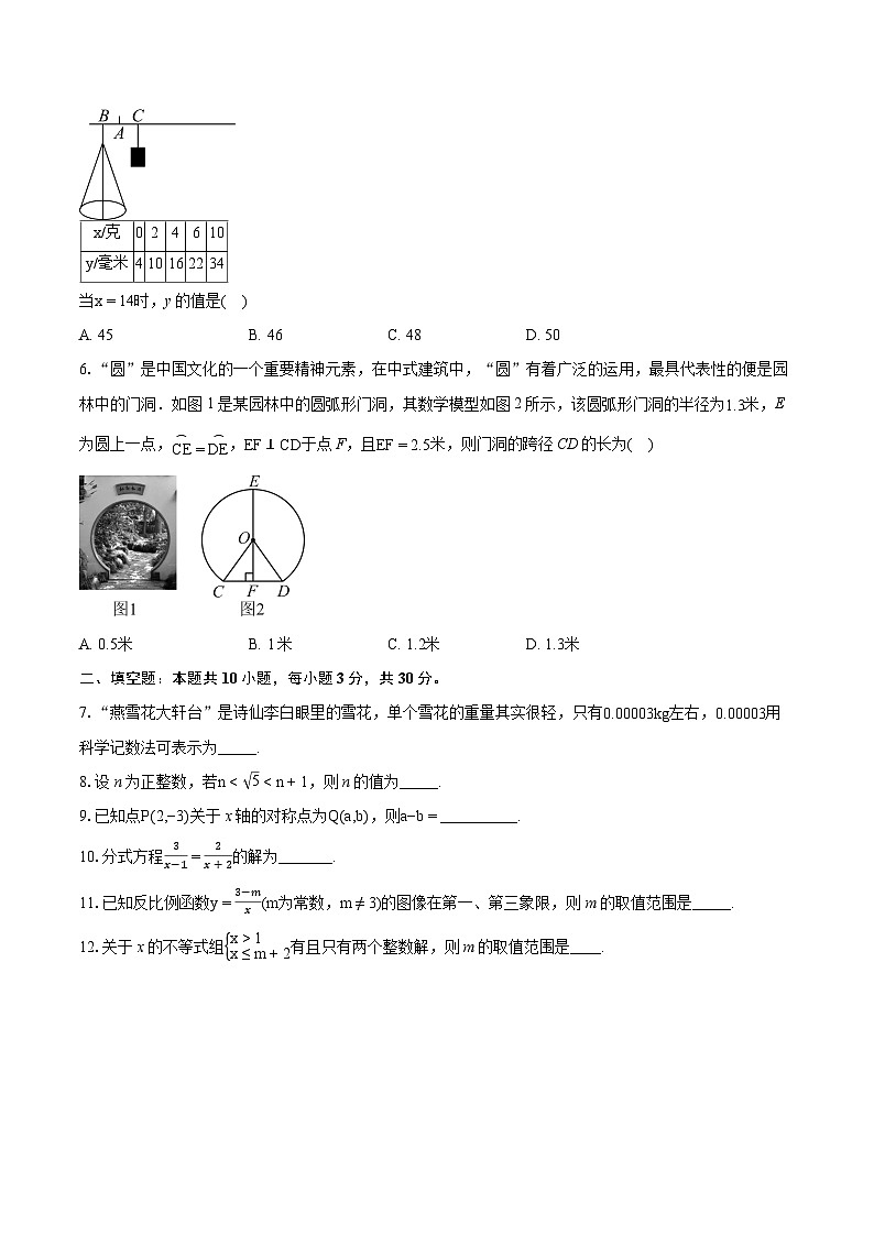 2024年江苏省南京市文昌初级中学中考三模数学试卷(含详细答案解析)02
