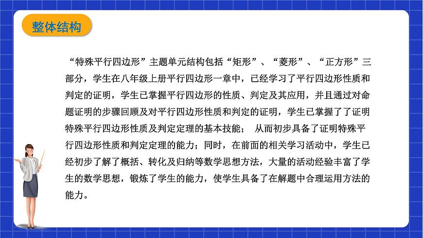 【大單元教學(xué)】魯教版數(shù)學(xué)八年級(jí)下冊(cè) 《特殊平行四邊形》課件第2頁(yè)