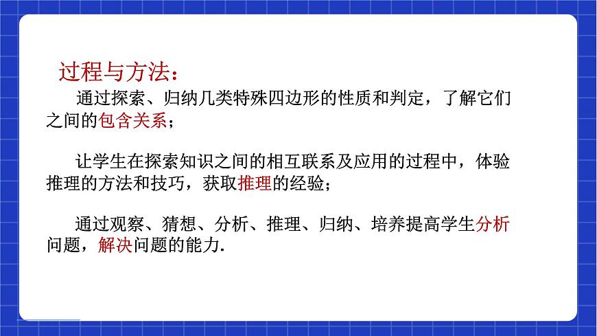 【大單元教學(xué)】魯教版數(shù)學(xué)八年級(jí)下冊(cè)《特殊平行四邊形》 課件第4頁
