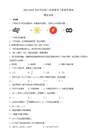 2023-2024学年八年级下学期苏科版数学期末模拟试卷