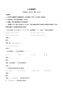 广西壮族自治区桂林市2024届九年级上学期期末考试数学试卷(含解析)