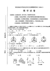 14，2024年河北省石家庄市第二十八中学中考模拟考试数学试卷