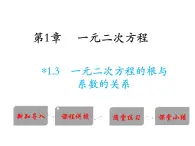 1.3 一元二次方程的根与系数的关系 苏科版九年级数学上册教学课件