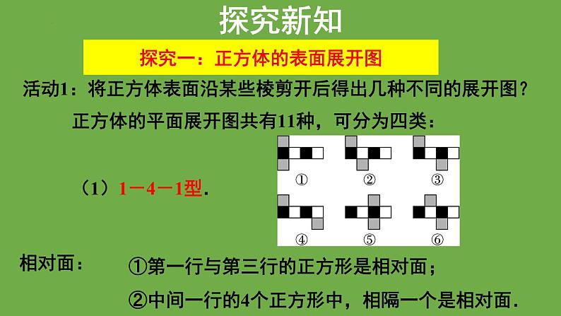 1.2展开与折叠第1课时 课件2024-2025学年 数学北师大版 七年级上册第3页