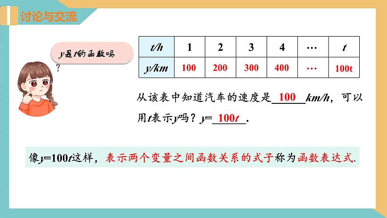 6.1 函数(第2课时)(同步课件)-2023-2024学年八年级数学上册同步精品课堂(苏科版)第5页