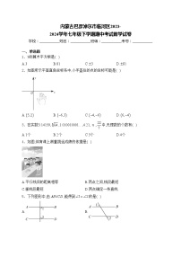 內(nèi)蒙古巴彥淖爾市臨河區(qū)2023-2024學(xué)年七年級下學(xué)期期中考試數(shù)學(xué)試卷(含答案)