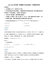 江苏省苏州市西安交通大学苏州附属初级中学2023-2024学年七年级下学期期中数学试题