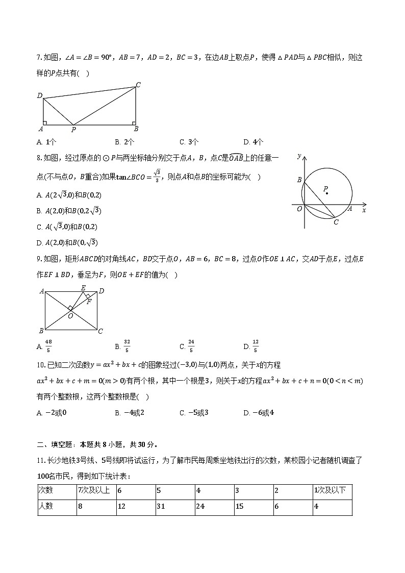 2024年江苏省南通市海门区东洲国际学校中考数学模拟试卷(5月份)(含解析)02