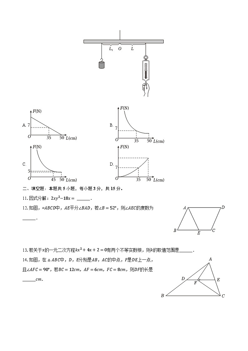 2024年辽宁省盘锦市兴隆台区辽河油田实验中学中考数学模拟试卷(5月份)(含解析)第3页