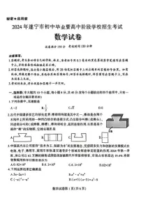 2024年四川省遂宁市中考数学试题