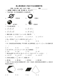 浙江省金华市义乌市宾王中学2023-2024学年八年级下学期5月月考数学试题(无答案)