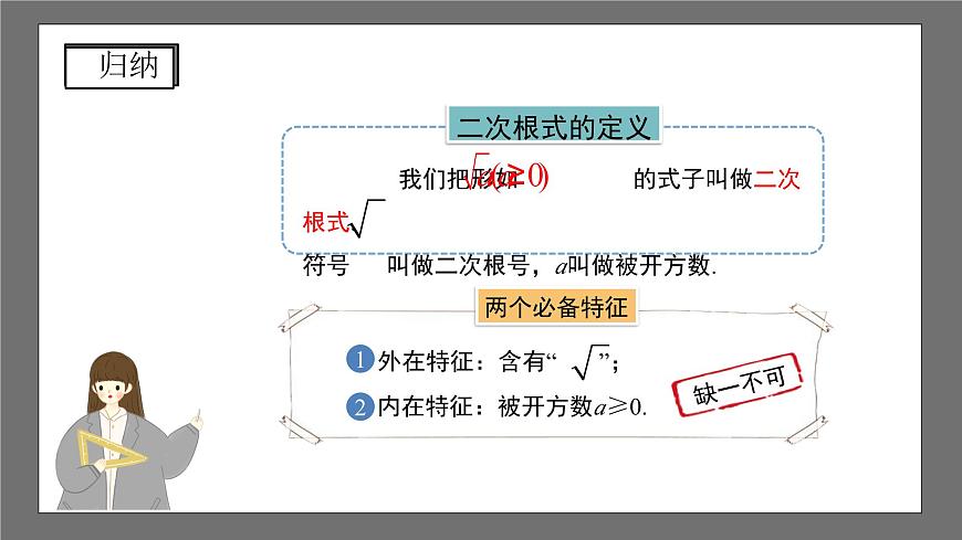 滬科版數(shù)學(xué)八年級下冊16.1《二次根式 》（第1課時）課件第8頁
