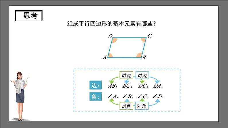 沪科版数学八年级下册19.2《平行四边形的性质 》(第2课时)课件+教案07