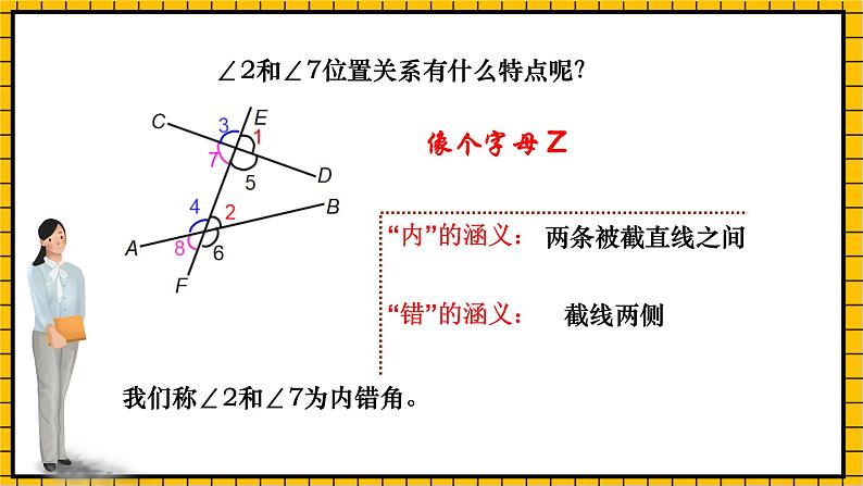 鲁教版数学六年级下册7.2.2《探索直线平行的条件》课件第4页