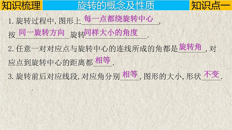 第23章 旋转-章末复习课课件(人教版)03