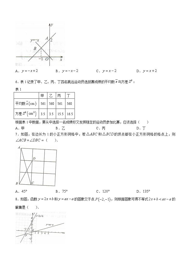 河南省驻马店市平舆县2023-2024学年八年级下学期期末数学试题第2页