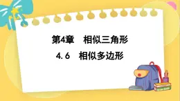 浙教数学九年级上册 4.6 相似多边形 PPT课件