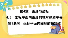 浙教数学8年级上册 4.3.1 坐标平面内图形的轴对称 PPT课件