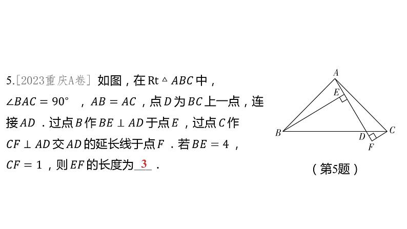 2024河南中考数学一轮知识点训练复习专题 全等三角形 (课件)第6页