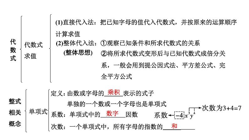2024河南中考数学专题复习 整式 课件第4页