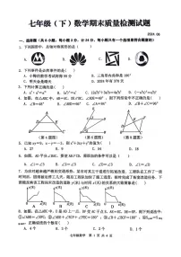 陕西省宝鸡市金台区2023-2024学年七年级下学期期末数学试题