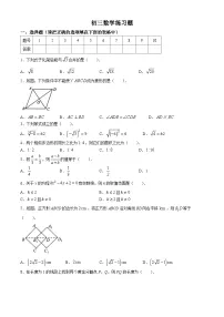 山东省淄博市桓台县2023-2024学年八年级下学期期末数学试题