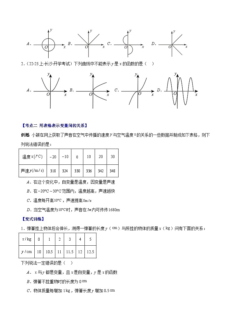 專題19 函數(shù)、一次函數(shù)、正比例函數(shù)之十大考點（原卷版）第2頁