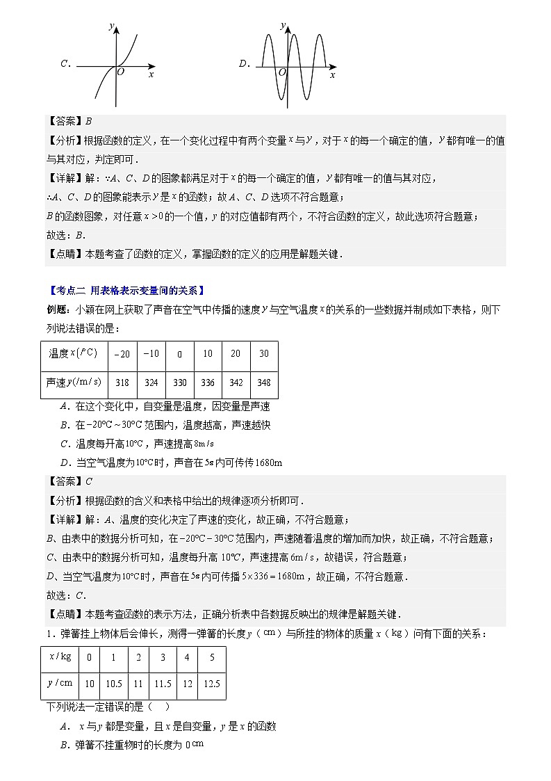 專題19 函數(shù)、一次函數(shù)、正比例函數(shù)之十大考點（解析版）第3頁