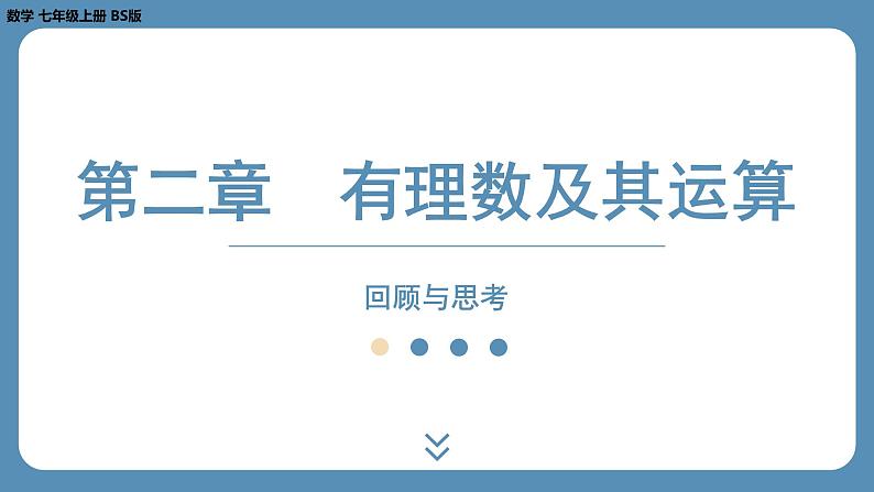 2024-2025学年度北师版七上数学-第二章-有理数及其运算-回顾与思考【课外培优课件】第1页