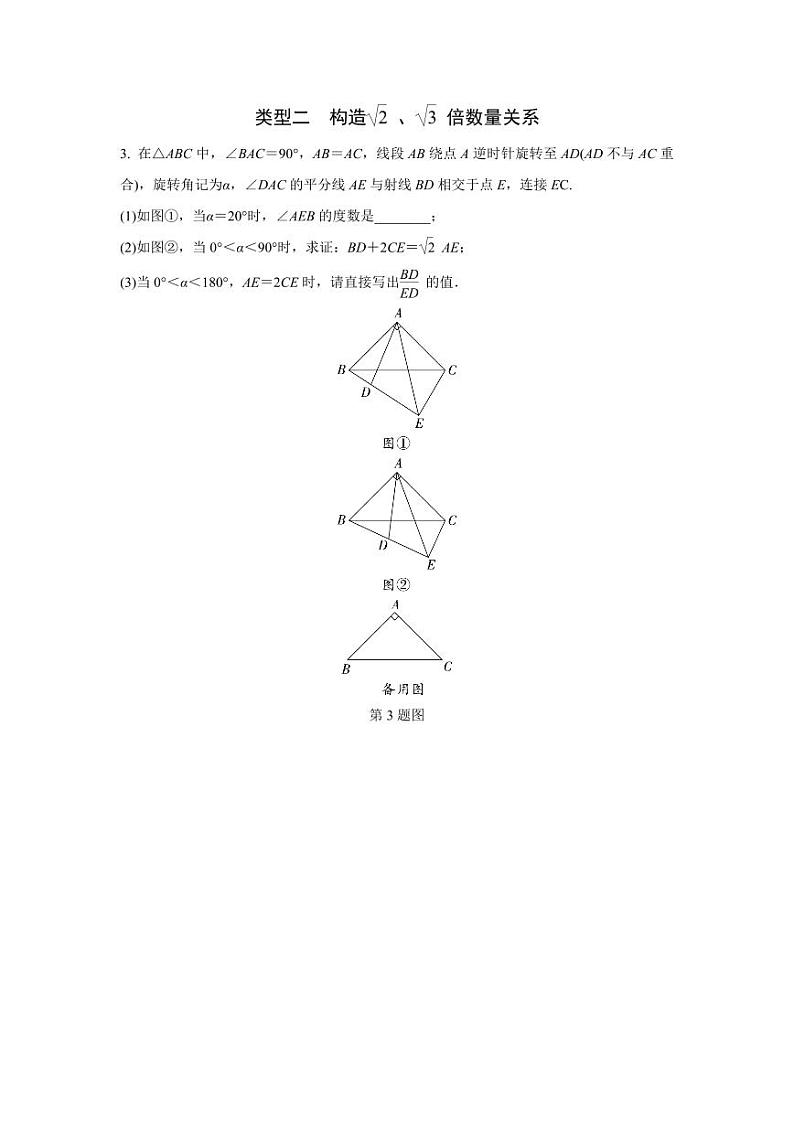 2024中考数学全国真题分类卷 模型二 截长补短模型 强化训练(含答案)第3页
