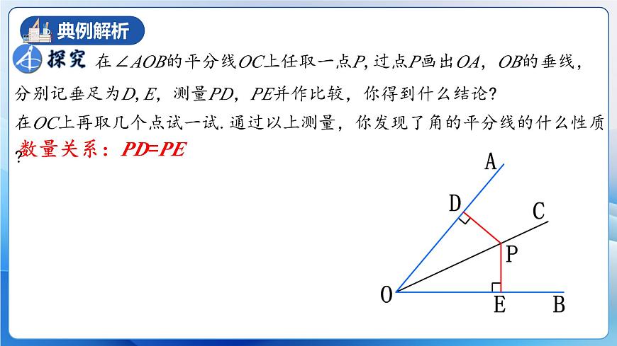 人教版數(shù)學(xué)八年級上冊  12.3.1 角的平分線的性質(zhì)（教學(xué)課件，含動畫演示）第8頁