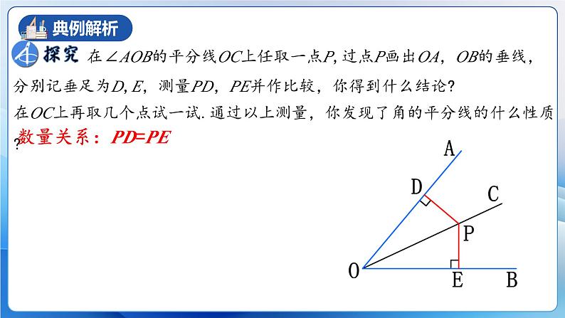 人教版数学八年级上册 12.3.1 角的平分线的性质(课件含动画+教学设计+导学案+分层作业)08