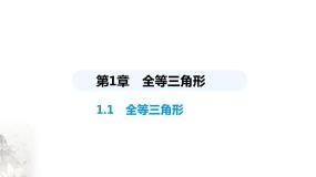 青岛版八年级上册1.1 全等三角形备课课件ppt