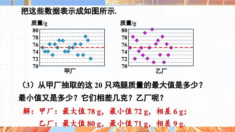北师数学八年级上册 第六章 4 数据的离散程度 PPT课件06