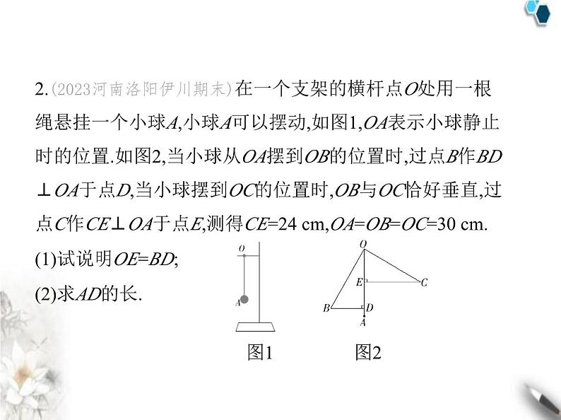 青岛版初中八年级数学上册专项素养综合练(八)跨学科专题课件03