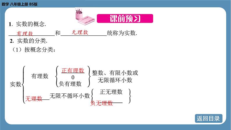 2024-2025学年度北师版八上数学2.6 实 数【课件】第4页