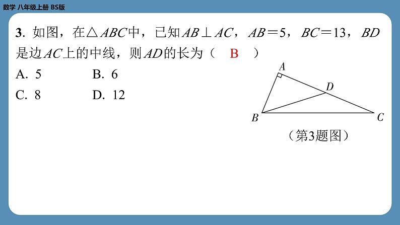 北师版八上数学1.1探索勾股定理(第一课时)(课外培优课件)第4页