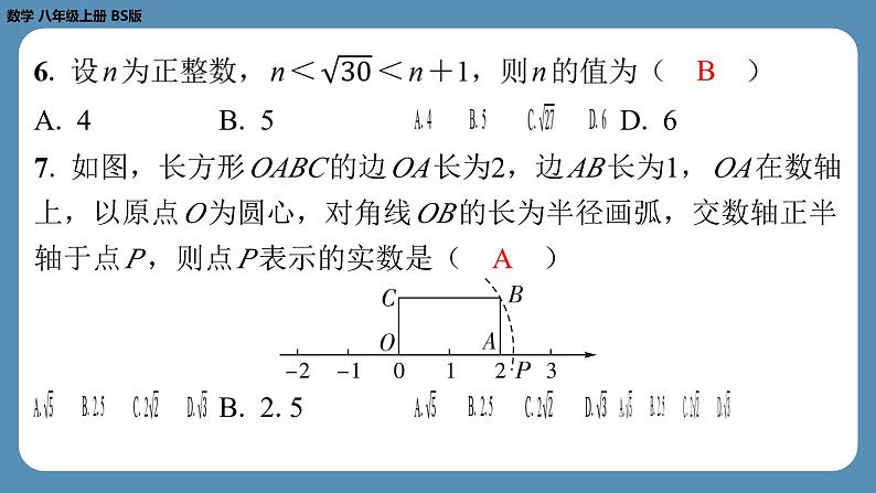 2024-2025学年度北师版八上数学-第三周自主评价练习【第二章第4~7节】(课件)第4页