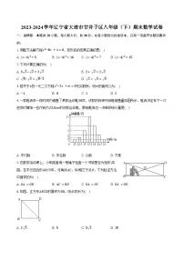 2023-2024学年辽宁省大连市甘井子区八年级(下)期末数学试卷(含答案)