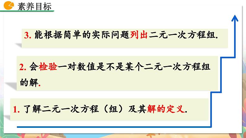 8年级数学北师版上册 第5章 5.1 认识二元一次方程组 PPT课件第3页