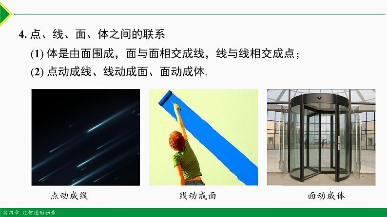 人教版七年级数学上册同步教材第四章 几何图形初步总结复习(第一课时 知识要点)(课件)第6页