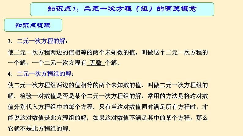 2023年中考数学一轮复习课件07 二元一次方程组第6页