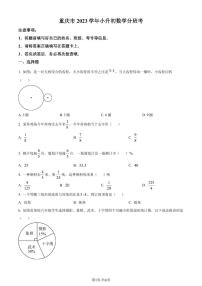 重庆市2023-2024学年上学期小升初初一上学期7月分班考试数学试题+答案