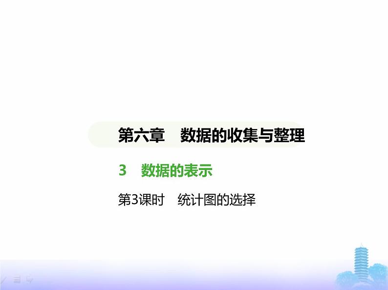 北师大版七年级数学上册第6章数据的收集与整理3数据的表示第3课时统计图的选择课件第1页