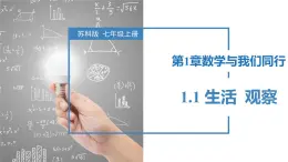 1.1 生活  观察（同步课件） 七年级数学上册同步（苏科版2024）