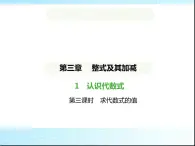 鲁教版六年级数学上册第3章整式及其加减1第3课时求代数式的值练习课件